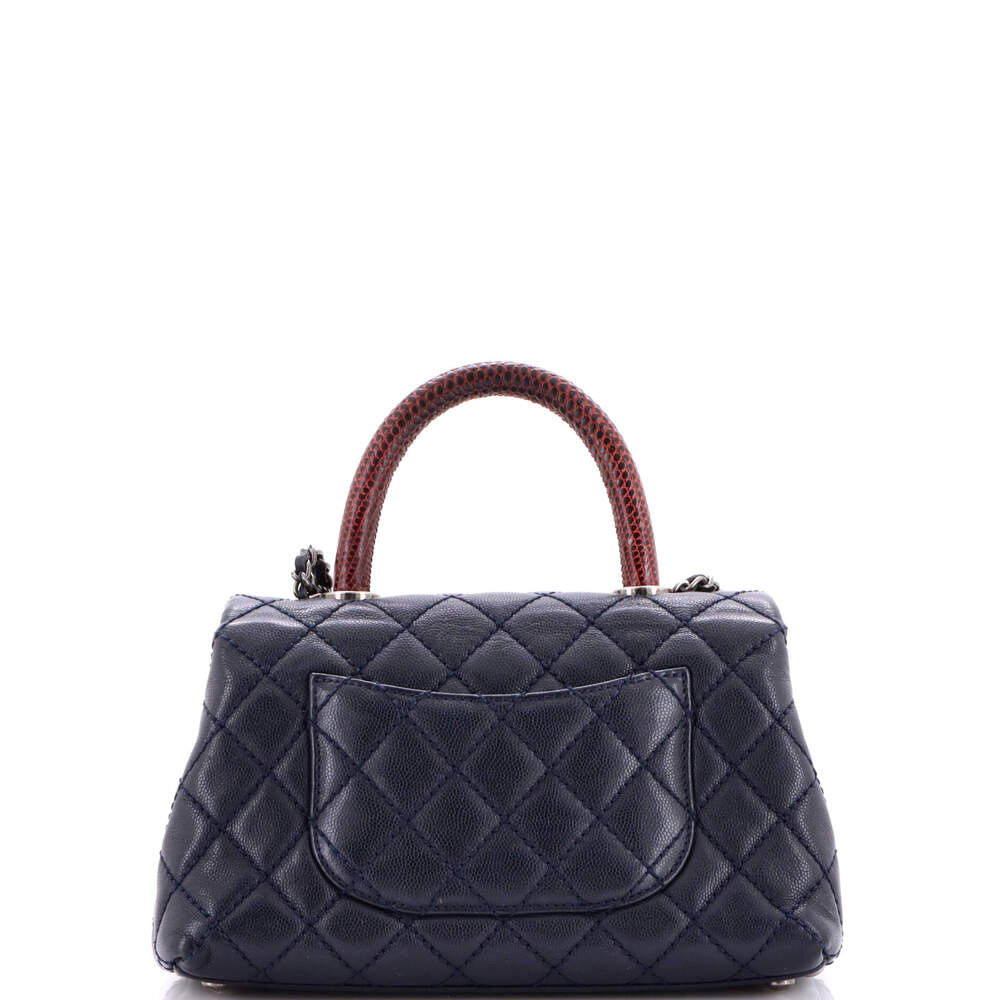 Chanel Coco Top Handle Bag Quilted #238275C47B - Picture 3 of 8